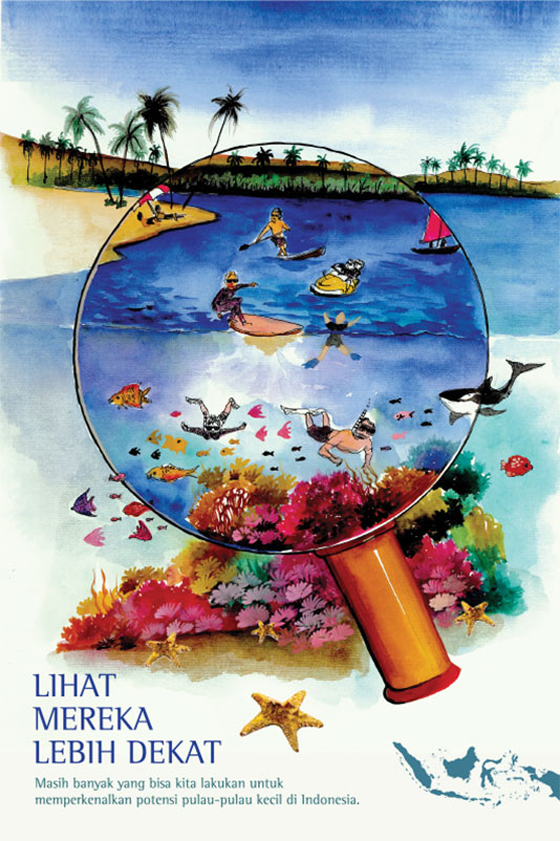Poster 'Lihat Mereka Lebih Dekat', Finalis 20 Besar Lomba Poster 'Deep Indonesia 2013'