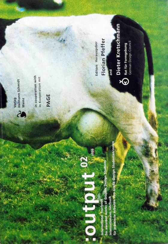 Gb. 1. Sampul depan buku :output 02, 1999